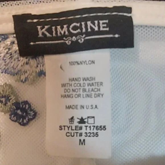 Kimcine Sheer Embroidered Top - Picture 5 of 5